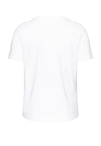 Blue Spirit Front Logo T-Shirt - White