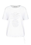 Enjoy Life Front Motif T-Shirt - White