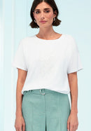 Enjoy Life Front Motif T-Shirt - White