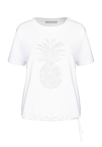 Enjoy Life Front Motif T-Shirt - White