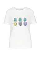 Enjoy Life Front Motif T-Shirt - White