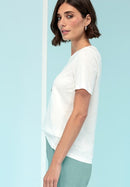 Enjoy Life Front Motif T-Shirt - White