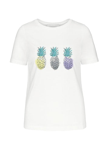 Enjoy Life Front Motif T-Shirt - White