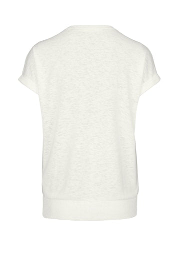 Enjoy Life Front Print T-Shirt - White