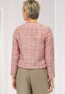 Soft Skills Tweed Jacket - Red