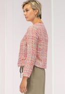 Soft Skills Tweed Jacket - Red