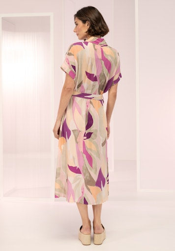 Bianca Soft Skills Print Dress - Red