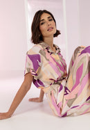 Bianca Soft Skills Print Dress - Red