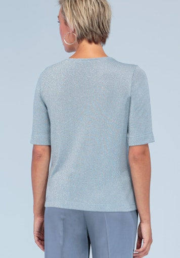 Event 2 V Neck T-Shirt - Smoke Blue