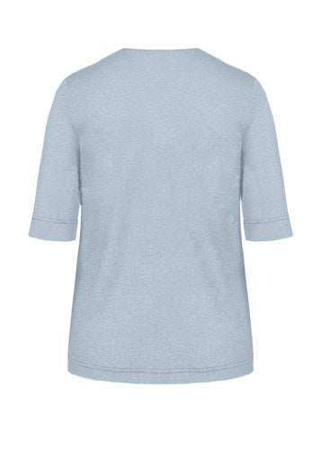 Event 2 V Neck T-Shirt - Smoke Blue