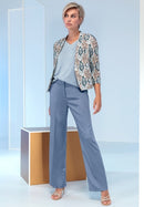 Event 2 V Neck T-Shirt - Smoke Blue