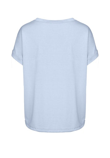 Event 2 Tie Hem T-Shirt - Powder Blue