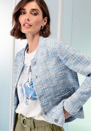 Blue Spirit Tweed Jacket - Blue