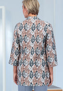 Event 2 Print Jacket - Blue