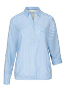 Blue Spirit Stripe Blouse - Blue