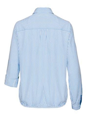 Blue Spirit Stripe Blouse - Blue