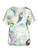 Enjoy Life Print T-Shirt - Green