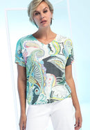 Enjoy Life Print T-Shirt - Green