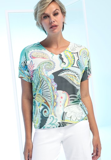 Enjoy Life Print T-Shirt - Green