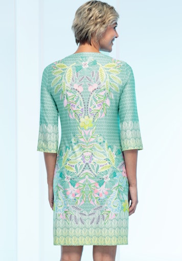 Enjoy Life 3/4 Sleeve Dress - Green