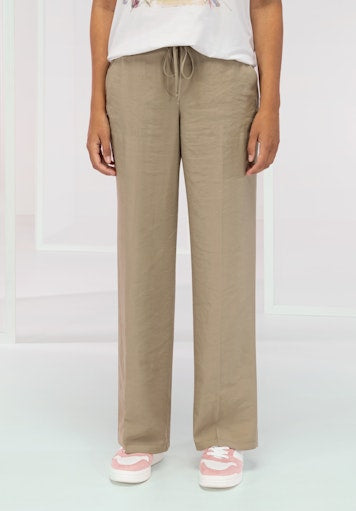 Soft Skills Drawstring Trouser - Bark