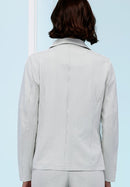 Enjoy Life Stripe Blazer - Grey