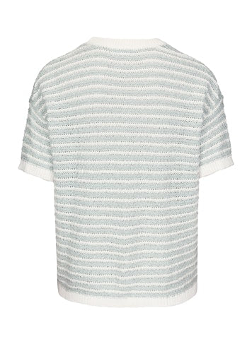 Enjoy Life Stripe Jumper - Grey