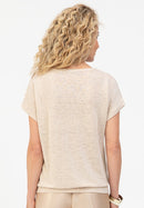 Bloom And Sparkle Embroidered Shirt - Oatmilk