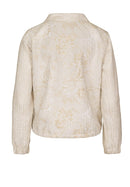 Bloom And Sparkle Print Jacket - Beige