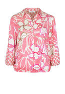 Bloom And Sparkle Print Blouse - Red