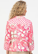 Bloom And Sparkle Print Blouse - Red