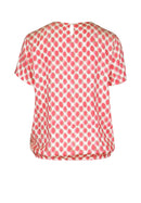 Bloom And Sparkle Print Blouse - Red
