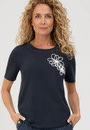 Hold The Line Front Design Shirt - Ocean