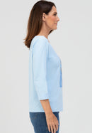 Blue Vision Front Design Shirt - Seaside