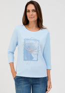 Blue Vision Front Design Shirt - Seaside