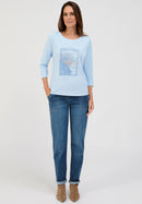 Blue Vision Front Design Shirt - Seaside