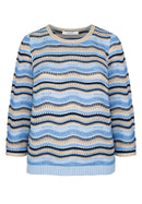 Blue Vision Turtle Neck Jumper - Blue