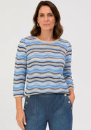 Blue Vision Turtle Neck Jumper - Blue
