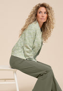 Secret Paradise Stand Up Jacket - Green