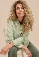 Secret Paradise Stand Up Jacket - Green