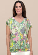 Secret Paradise Print Shirt - Green