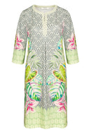 Secret Paradise 3/4 Sleeve Dress - Green