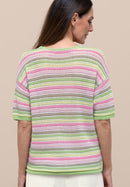Secret Paradise Round Neck Jumper - Green