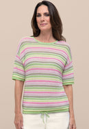 Secret Paradise Round Neck Jumper - Green