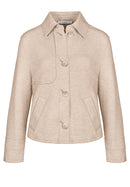 Blue Vision Collar Jacket - Caramel Melange