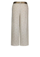 Ethnic Silence Print Culotte - Brown