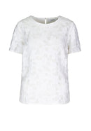 Bloom And Sparkle Print Blouse - White
