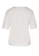 Bloom Sparkle Front Design Shirt - White