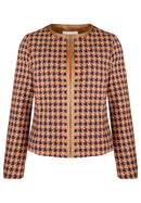 C´Est La Vie Shelly Check Jacket - Beige