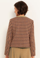 C´Est La Vie Shelly Check Jacket - Beige